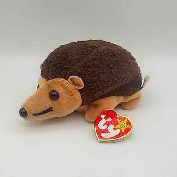 TY Beanie Babies Prickles the Hedgehog Mint With Tag Errors Ultra Rare